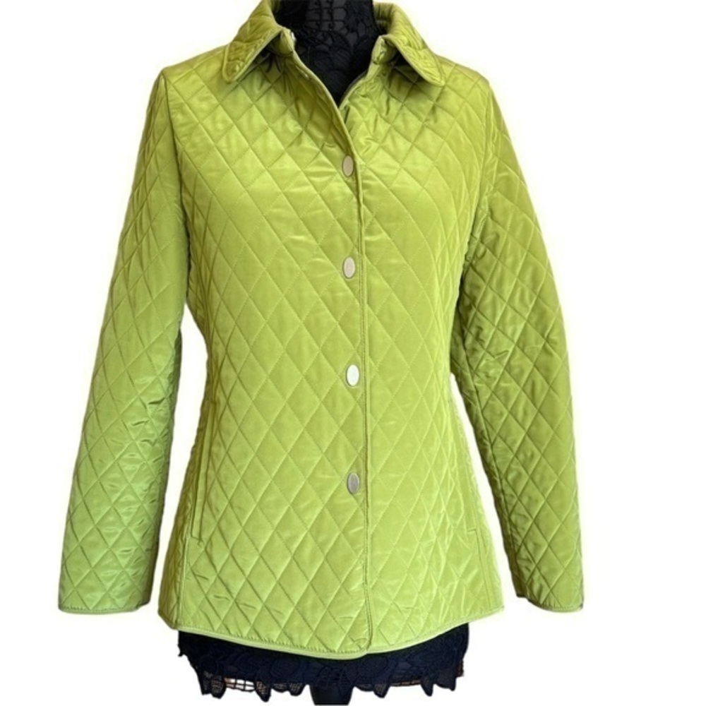 Nordstrom Hilary Olive Green Quilted Jacket Medium